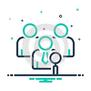 Mix icon for Individual, personal and private