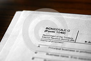 Individual Income Taxes Schedule C