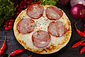 individual small pizza