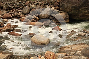 Indo bhutan boarder river separated