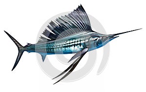 The Indo-Pacific sailfish, Istiophorus platypterus