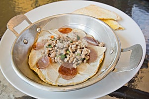 Indochina omelette style photo