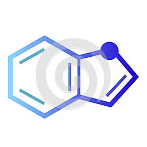 Indole vector icon