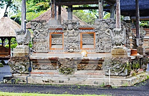 Indonesia, Bali, the Architecture of the temple complex Pura Taman Ayun.