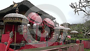 Indonesia. Bali. The Temple Of Pura Besakih. Pura Besakih located on the slope of Gunung Agung, where supposedly live