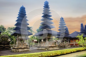 Indonesia. Bali. The Temple Of Pura Taman Ayun.
