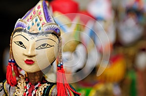 Indonesia, Bali, Traditional puppet