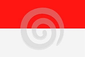 Indonesia Flag Vector Flat Icon