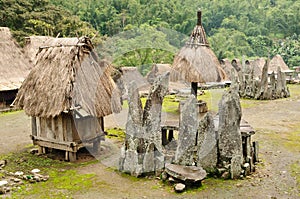 Indonesia, Flores, Bena village photo