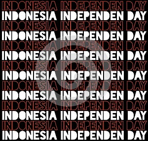 Indonesia independence day vintage. Dirgahayu republik indonesia. Indopride Background. Design modern wallpaper.