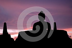 Indonesia, java, Borobudur; the Buddha
