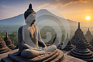 Indonesia, java, Borobudur: Merapi. Indonesia, java, Borobudur: Indonesia, java.