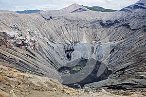 Indonesia. Java. The crater of Bromo volcano.