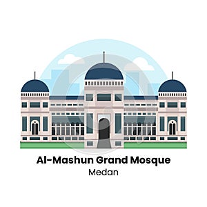 Medan Majesty: Al-Mashun Grand Mosque - Indonesia Landmark photo