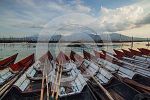 Indonesia landscape at rawapening central java