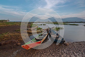 Indonesia landscape at rawapening central java