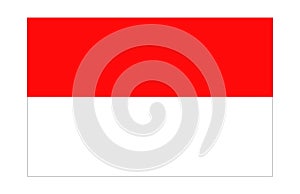 Indonesia/Monaco Flag