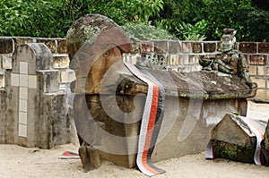 Indonesia, North Sumatra, Ancient tomb photo