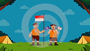 Indonesia Scouting Day Celebration
