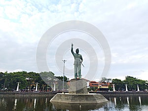 Indonesia& x27;s first president Landmark monument memoriam in old town semarang photo