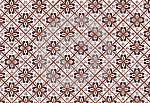 Indonesian batik pattern