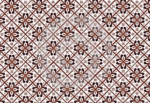 Indonesian batik pattern photo