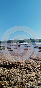 Indonesian beach in the evening