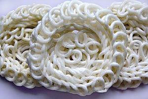 Indonesian crackers or kerupuk served for meal