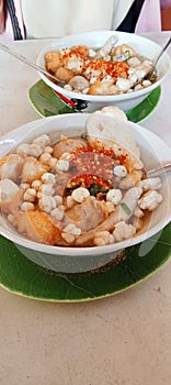 Indonesian food, bakso aci, lunch, appetizer