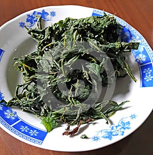 INDONESIAN FOOD DAUN SINGKONG photo