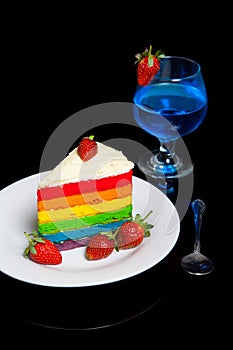 Indonesian Food Rainbow Cake