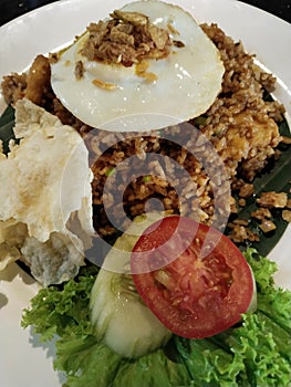 Indonesian Fried Rice or Nasi Goreng photo