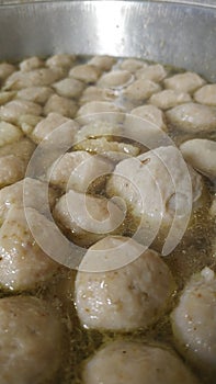 Indonesian Meatball Closeup photo