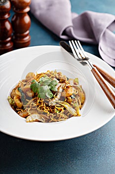 Indonesian Mie Goreng, fried noodle