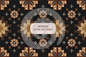 Indonesian modern Batik pattern