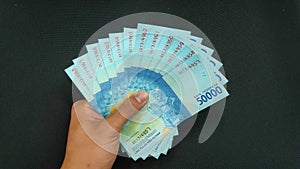 Indonesian money lima puluh ribu rupiah