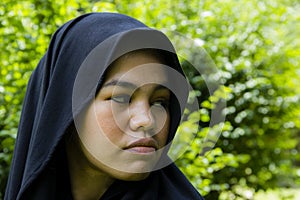 Indonesian moslim girl photo