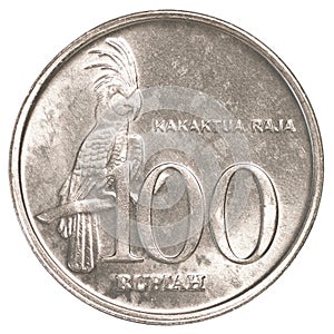 100 Indonesian rupiah coin