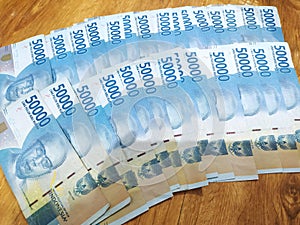 Indonesian rupiahs money
