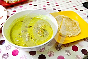 Indonesian spicy beef curry with coconut milk