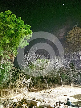 Indonesian Sumbawa nature painting at night using google camera