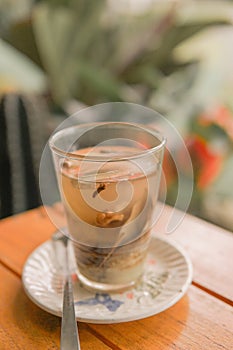 Indonesian traditional drink with spices