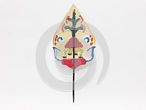 Indonesian Traditional Leather Puppet In White Isolation Background 17