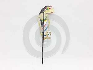 Indonesian Traditional Leather Puppet In White Isolation Background 19