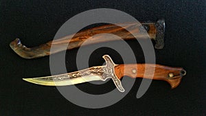 Indonesian Traditional sword, keris photo