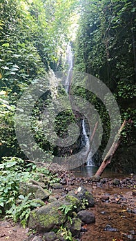 Indonesian waterfalls camping waterair