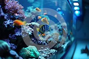 Indoor Aquatic Harmony, The Elegance of Home Aquariums