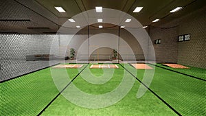 Indoor Baseball and Softball Batting Cages rendering