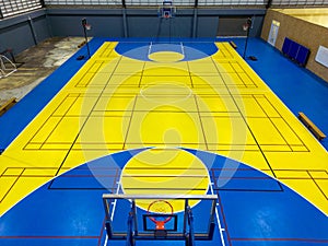 Indoor Basketball Court School Gymnasium