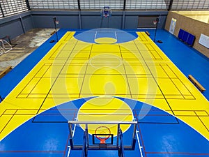 Indoor Basketball Court School Gymnasium